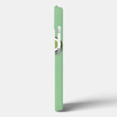 Groene Monster Face iPad-draagtas Case-Mate iPhone Case (Achterkant / Links)