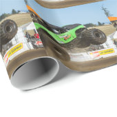 Groene monster in actie cadeaupapier (Rol Hoek)