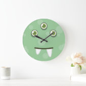 Groene monster met wandklok (Huis)