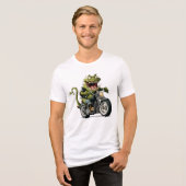 Groene Monster Tri-Blend Shirt (Voorkant volledig)