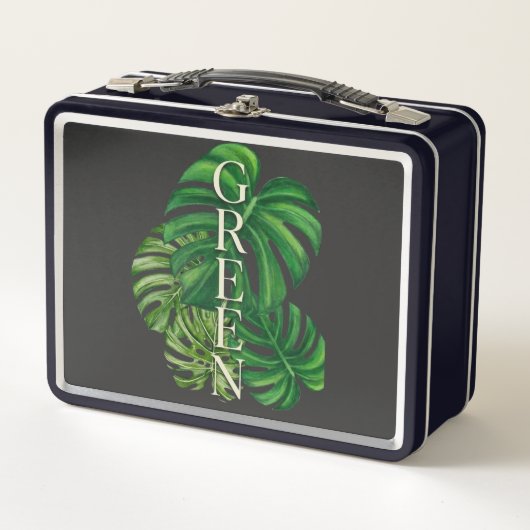 Groene Monstera Bladeren (Voorkant)