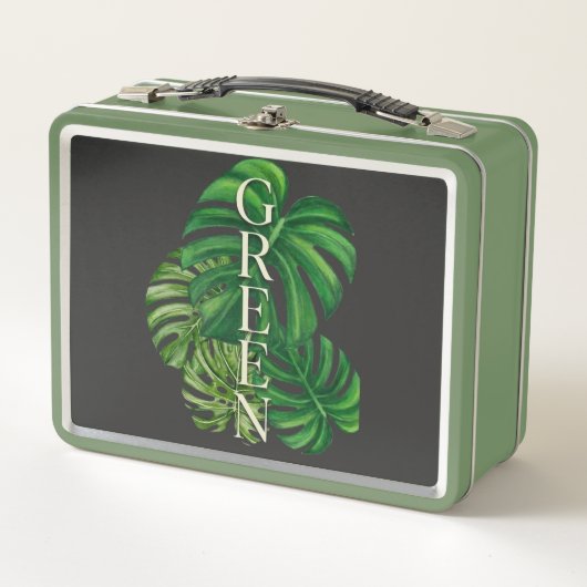Groene Monstera Bladeren (Voorkant)