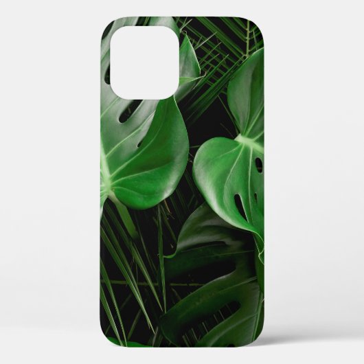 Groene monstera-bladeren en palmbladeren Case-Mate iPhone case (Achterkant)