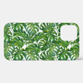Groene Monstera laat tropisch naadloos achter Case-Mate iPhone Case (Achterkant (horizontaal))