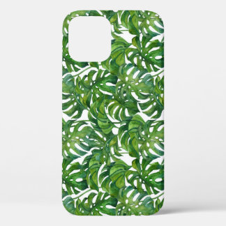 Groene Monstera laat tropisch naadloos achter Case-Mate iPhone Case