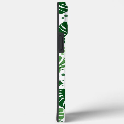 Groene Monstera Pattern Case-Mate iPhone Case (Achterkant / Rechts)