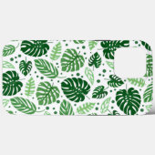 Groene Monstera Pattern Case-Mate iPhone Case (Achterkant (horizontaal))