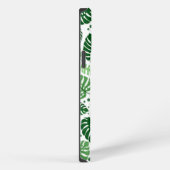 Groene Monstera Pattern iPhone Hoesje (Rechterkant)