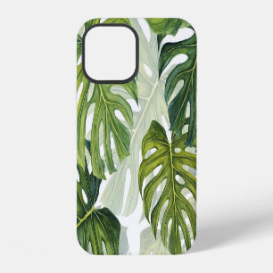 Groene Monstera Tropische Aquarel iPhone 12 Hoesje
