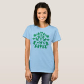 Groene monsters t-shirt (Voorkant volledig)