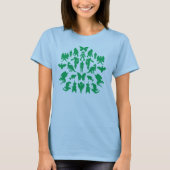 Groene monsters t-shirt (Voorkant)