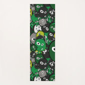 groene monsters yogamat (Voorkant)