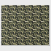 Groene monstertentakels cadeaupapier (Vlak)
