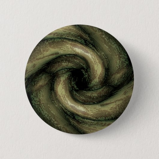Groene monstertentakels ronde button 5,7 cm (Voorkant)