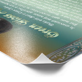 Groene Mos Agaat Eigenschappen Grafiek Foto Afdruk (Hoek)