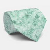 Groene mos agaat varen stropdas (Opgerold)