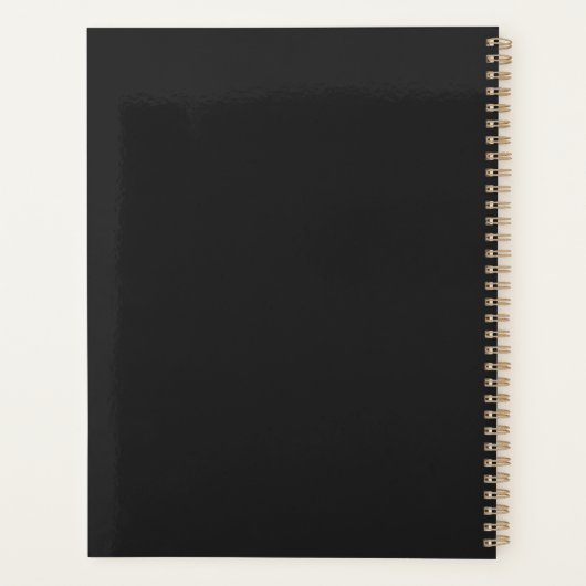 Groene Mos Esthetisch Dagelijks Minimalistisch Wel Planner (Achterkant)