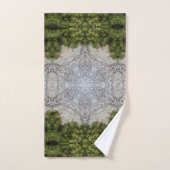 Groene Mos & Natuur Earth Art Bad Handdoek (Handdoek)
