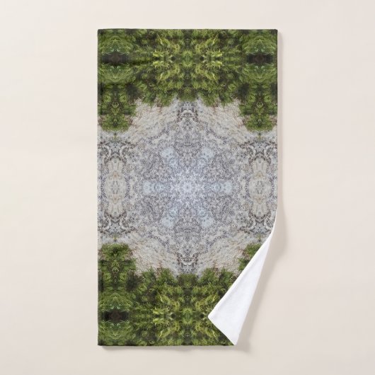 Groene Mos & Natuur Earth Art Bad Handdoek (Handdoek)