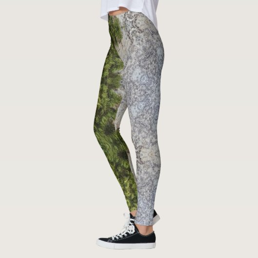 Groene Mos & Natuur Earth Art Leggings (Links)