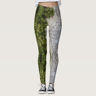 Groene Mos & Natuur Earth Art Leggings