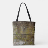 Groene mos textuur en achtergrond. abstract, leven tote bag (Achterkant)