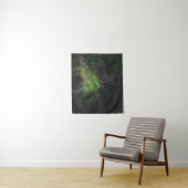 Groene mossy rots met reflectie in water wandkleed (In situ)