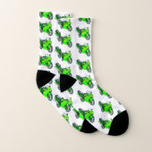 Groene motorfiets sokken (Paar)