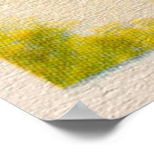  Groene Motorfietsdruk Poster (Hoek)