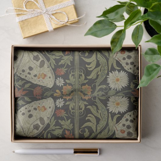 groene motten ontkoppelingspapier tissuepapier (Geschenk)