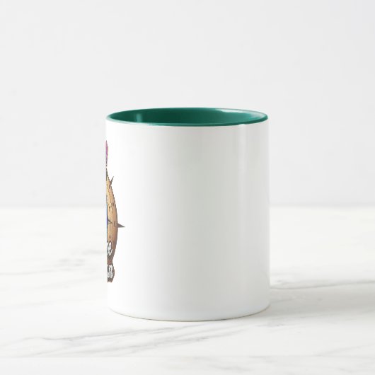 Groene Mug "Arsène le Paon" Mok (Midden)