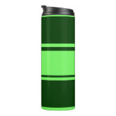 Groene multi-kleur tumbler thermosbeker (Geroteerd rechts)