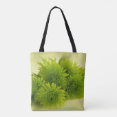 Groene Mums Tote Bag (Achterkant)
