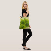 Groene Mums Tote Bag (Op model)