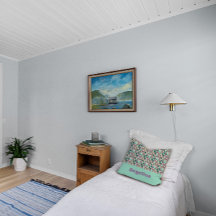 Groene munt beige abstract geometrisch patroon