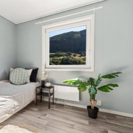 Groene munt beige abstract geometrisch patroon rond kussen