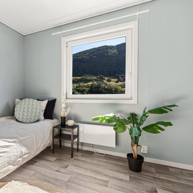 Groene munt beige abstract geometrisch patroon rond kussen (Creator heeft geüpload)