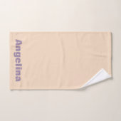 Groene munt beige abstracte geometrische patroonna bad handdoek (Handdoek)