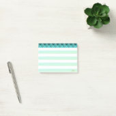 Groene Munt Piramide Vormen & Strepen Post-it® Notes (Kantoor)