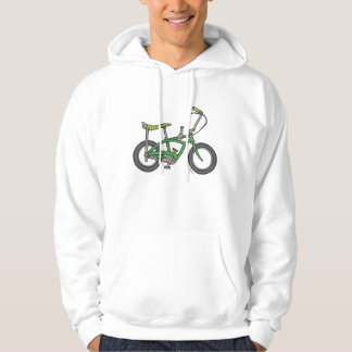 Groene musculair bike hoodie