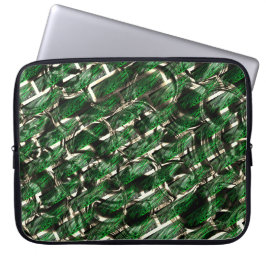 Groene 'muur'-effect en donkerste bubbels? laptop sleeve