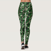 Groene 'muur'-effect en donkerste bubbels? leggings (Achterkant)