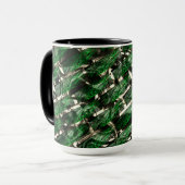 Groene 'muur'-effect en donkerste bubbels? mok (Voorkant links)