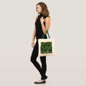 Groene 'muur'-effect en donkerste bubbels? tote bag (Voorkant (model))