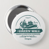 Groene Muur (rafting 2) Ronde Button 4,0 Cm (Voorkant /achterkant)