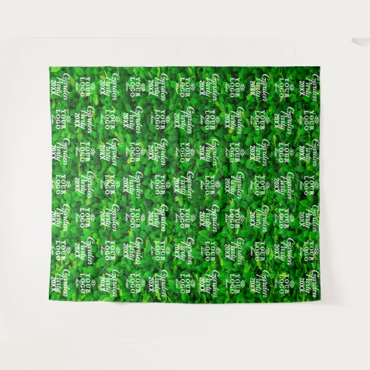 Groene muurtuin tuinfeest achtergrond Step en Repe Wandkleed (Voorkant (horizontaal))