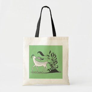 Groene Myceense Griekse geïnspireerde geit Canvas Tote Bag