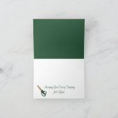 Groene naaimachine Dank je Kaart (Binnen)