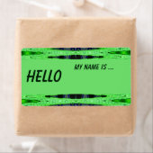 groene naambadge etiket (Insitu)