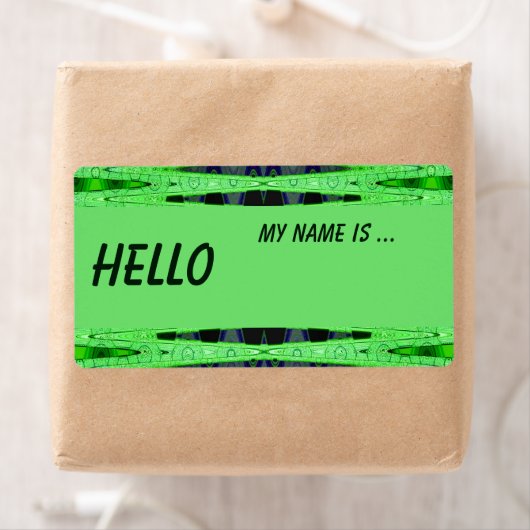 groene naambadge etiket (Insitu)